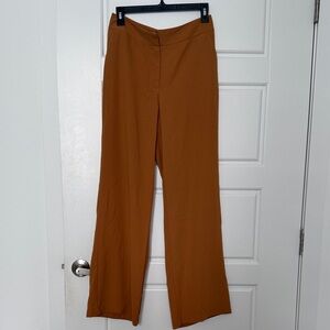 JustFab Brown Wide-Leg Pants